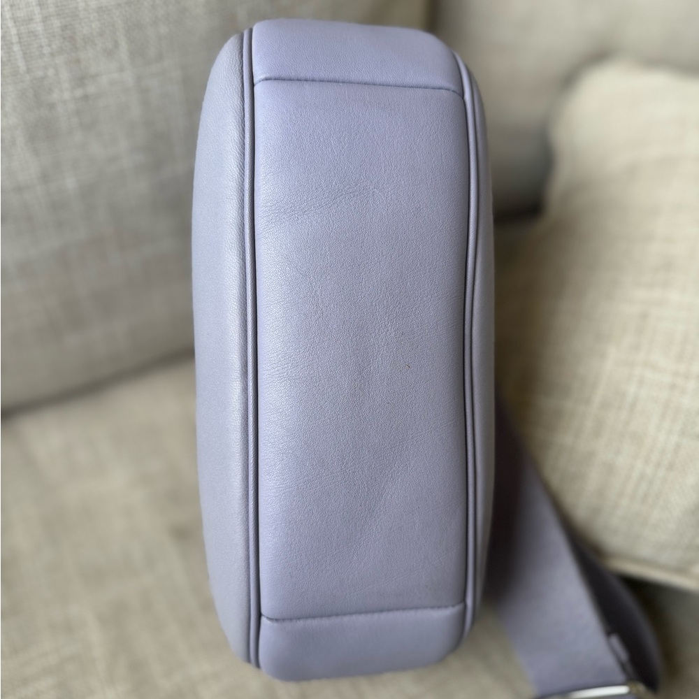 Coach Teri crossbody Bag puffy and quilted lilac leather - Picture 12 of 17